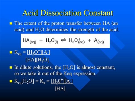 kb of ammonia|Acid and Base Dissociation Constants (Ka and Kb)